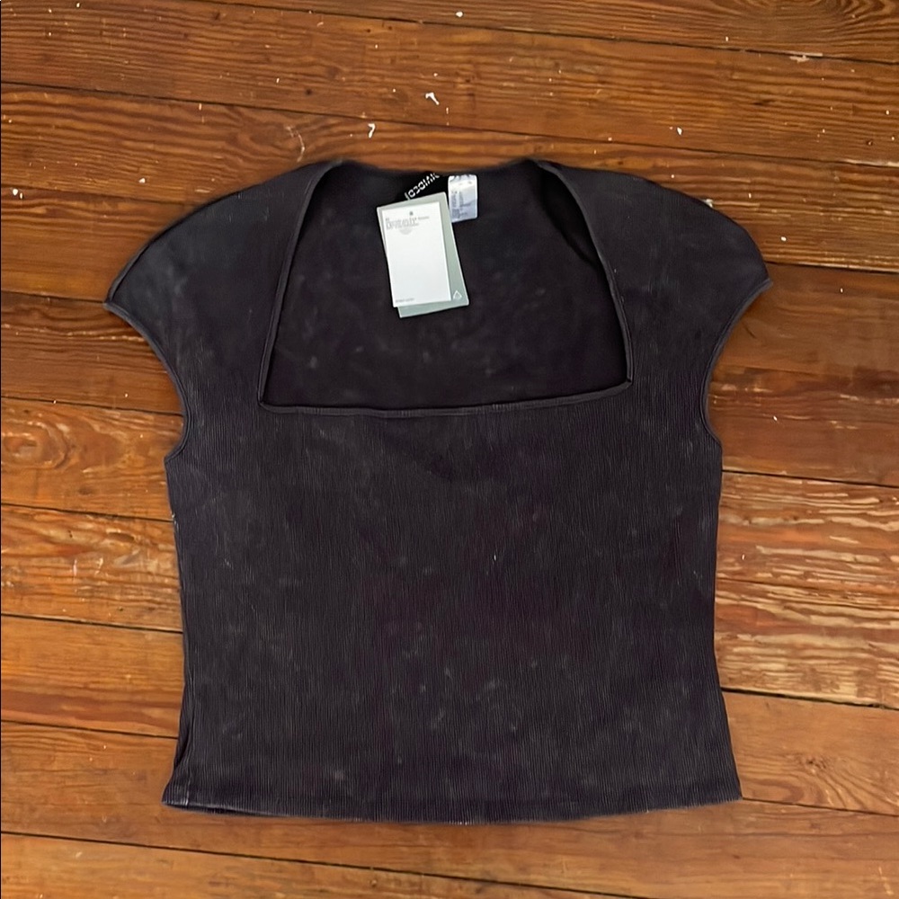 H&M Cap Sleeve Ribbed Top